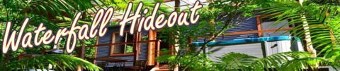 A Waterfall Hideout-Rainforest Cabin For Couples - New Castle Holiday 3