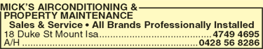 Mick's Airconditioning & Property Maintenance - New Castle Holiday 2