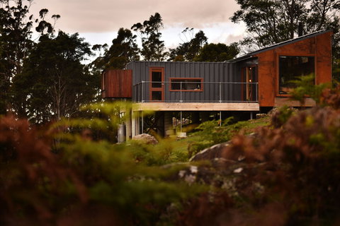 The Trig On Mount Arthur - New Castle Holiday 1