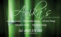 Anikas Massage Therapy - New Castle Holiday 0