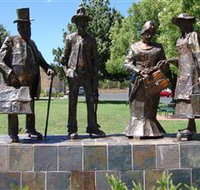 Dad Dave Mum and Mabel - New Castle Holiday