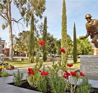 Private Robert Mactier Statue - New Castle Holiday