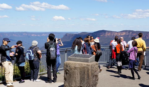 Echo Point Lookout (Three Sisters) - New Castle Holiday 1