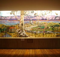 Adaminaby Memorial Hall Stage Curtain - New Castle Holiday