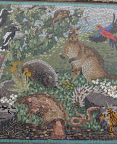 Mosaic Time Walk - New Castle Holiday 2