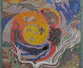 Mosaic Time Walk - New Castle Holiday 4