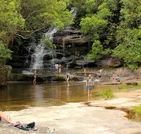 Somersby Falls picnic area - New Castle Holiday