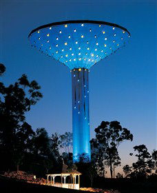 Wineglass Water Tower - New Castle Holiday 0