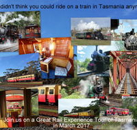 Great Rail Experiences  Tasmania Tour 2017 - New Castle Holiday