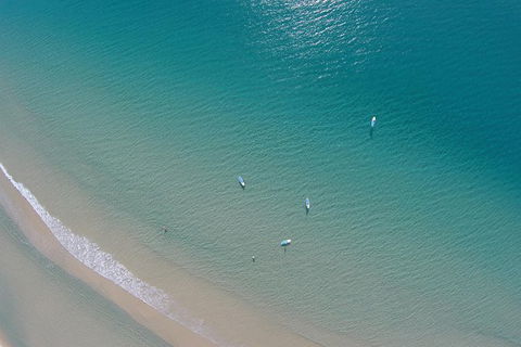 Stand Up Paddle Double Island Lesson - New Castle Holiday 4