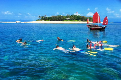 Low Island Snorkelling Private Charter Aboard Authentic Chinese Junk Boat - New Castle Holiday 2