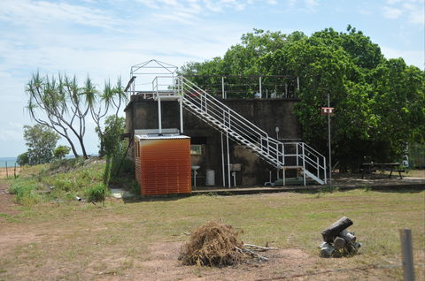 WWII Gun Emplacement Wagait Beach - New Castle Holiday 1