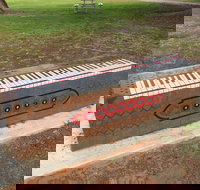 Piano Park Bench Moonta - New Castle Holiday