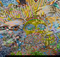 The Painting of Life by Mirka Mora - New Castle Holiday