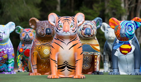 Hello Koalas Sculpture Trail - New Castle Holiday 1