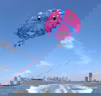 Gold Coast Parasail and 1.5hr Jetski Island Stop Safari Combo - New Castle Holiday