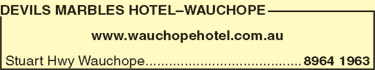 Devils Marbles Hotel–Wauchope - New Castle Holiday 5