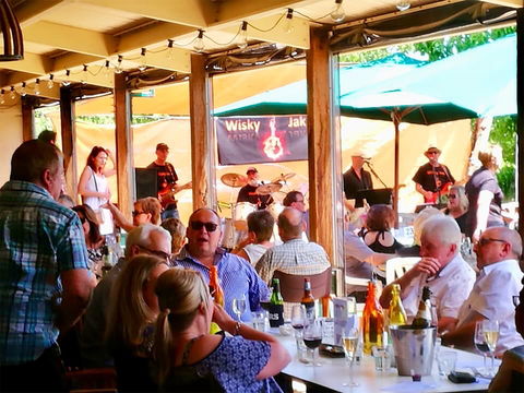 Angas Plains Wines Live In The Vines, With The Band -Wisky Jak - New Castle Holiday 1