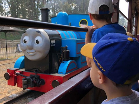 Day Out With Thomas At Puffing Billy - New Castle Holiday 1