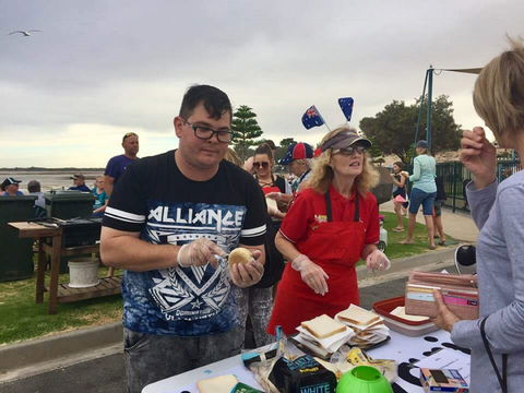 Australia Day BBQ Breakfast,  Moonta Bay - New Castle Holiday 2