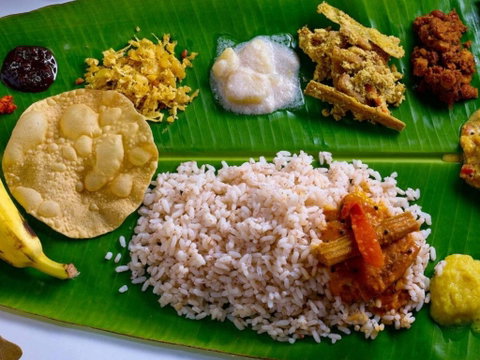 Babaji's Big Fat Keralan Banana Leaf Feast - New Castle Holiday 0