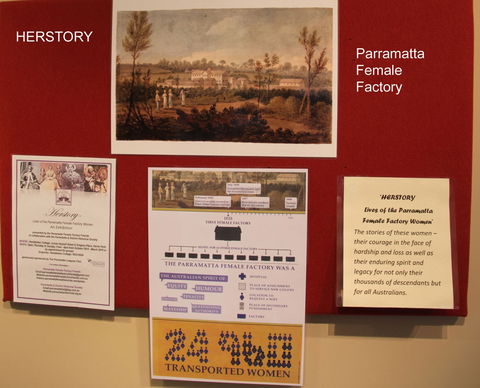Convict Ladies Of The Female Factory  Exhibition At Lucas Gallery - New Castle Holiday 1
