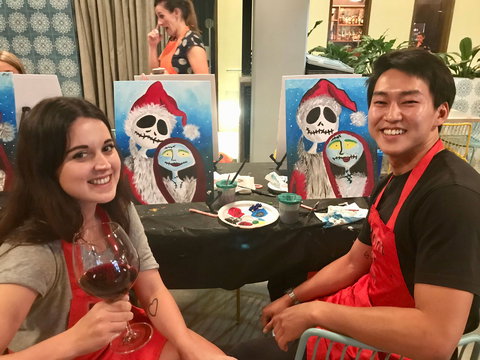 Paint And Sip Class: Christmas In July - New Castle Holiday 0