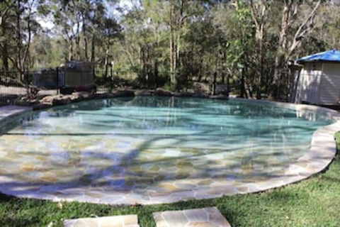 Away On Belongil Fields - New Castle Holiday 2