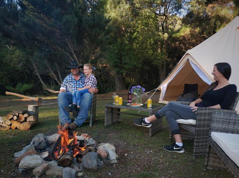Glamping At Zeehan Bush Camp - New Castle Holiday 4