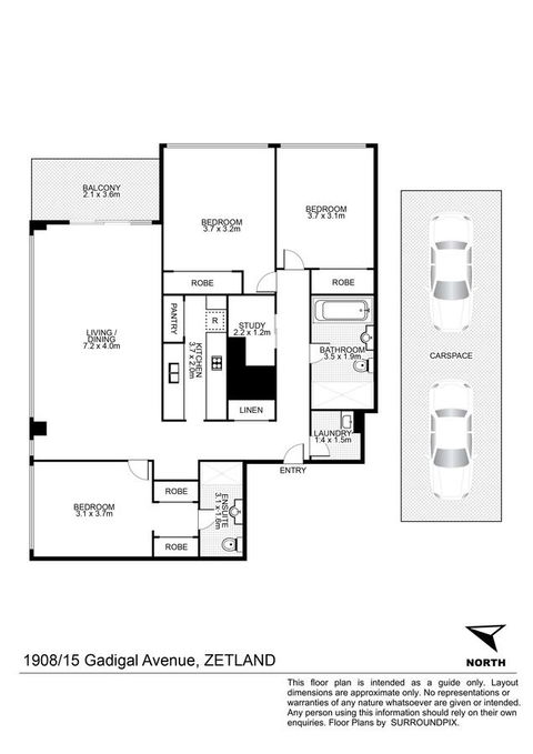 Gadigal Groove - Modern And Bright 3BR Executive Apartment In Zetland With Views - New Castle Holiday 11