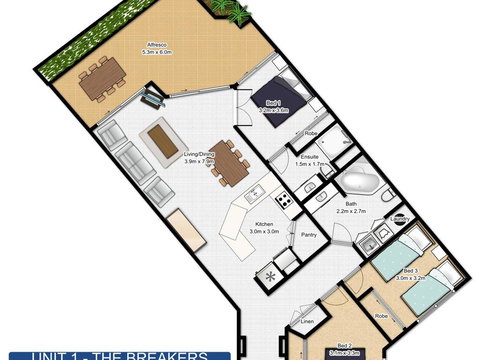 Breakers Block 1 Unit 1- Pool In Complex - Across The Road From The Beach - New Castle Holiday 2