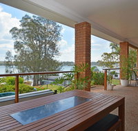 The House on the Lake  Fishing Point Lake Macquarie - honestly put the line in and catch fish - New Castle Holiday