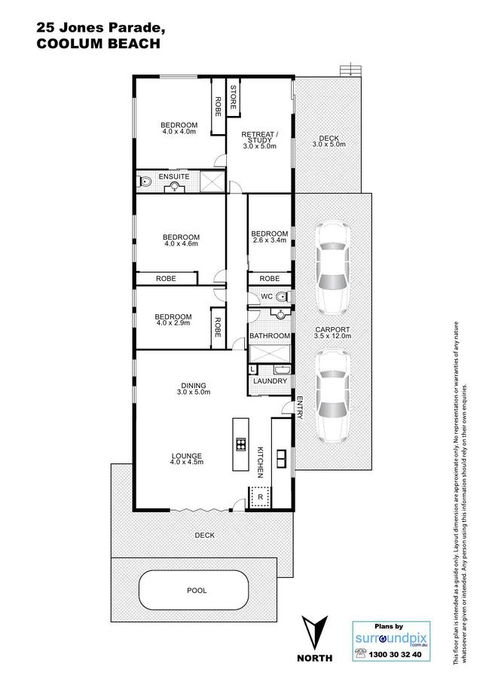 Beach House On Jones Parade, Central Coolum Beach - New Castle Holiday 16