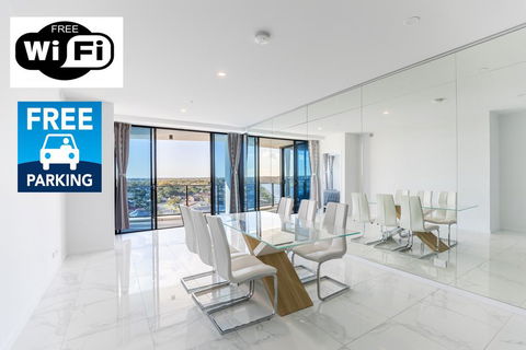 Waterview 3BR Modern Apartment Near Harbour Town - Waterpoint - New Castle Holiday 0