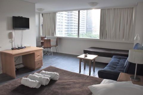 Accommodation Sydney CBD - Hyde Park Plaza Park View 38 College Street Studio Apartment - New Castle Holiday 0