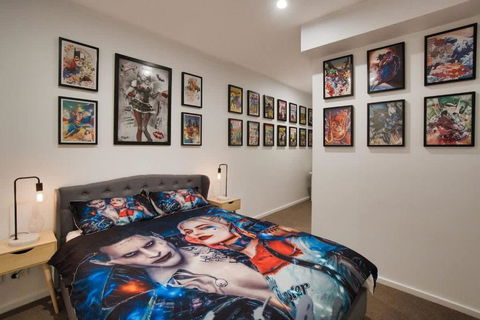 DC Vs Marvel Theme Ft Arcade Machine Pool Gym Sauna BBQ - New Castle Holiday 3