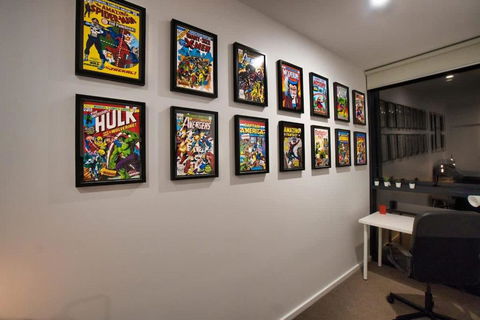 DC Vs Marvel Theme Ft Arcade Machine Pool Gym Sauna BBQ - New Castle Holiday 4