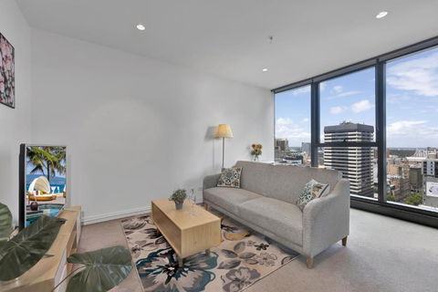 EPORO Tower Modern Apartments Melbourne Central CBD - New Castle Holiday 0