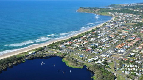 At The Beach - Lennox Head - New Castle Holiday 2