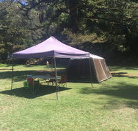 Basin Ku-ring-gai Campsite Set Up - New Castle Holiday