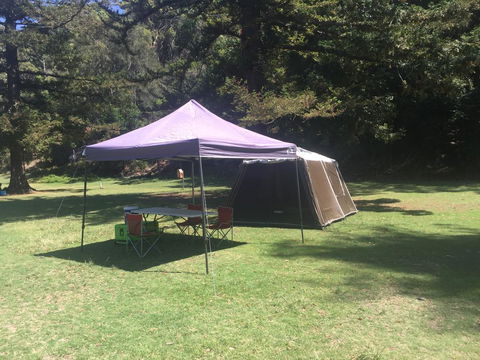 Basin Ku-ring-gai Campsite Set Up - New Castle Holiday 0