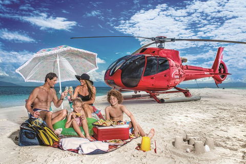 Private Helicopter Tour: Reef Island Snorkeling And Gourmet Picnic Lunch - New Castle Holiday 0