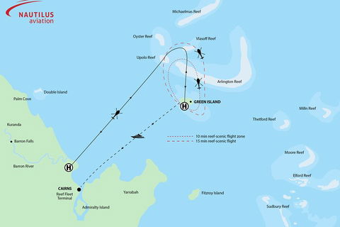 Fly To Green Island - Cruise Return - New Castle Holiday 0
