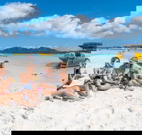 Ocean Rafting Tour to Whitehaven Beach Hill Inlet Lookout  Top Snorkel Spots - New Castle Holiday