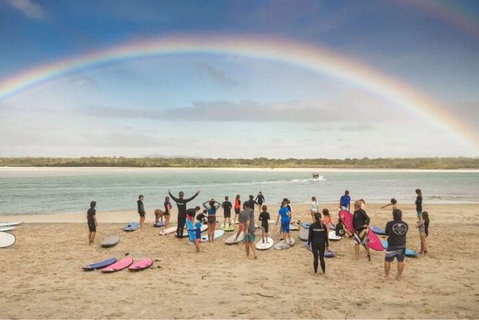Private Beginners Surf Lessons, Noosa World Surf Reserve - New Castle Holiday 2