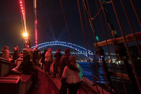 Vivid Tall Ships Dinner Cruise On Sydney Harbour - New Castle Holiday 1