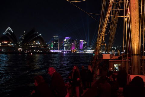 Vivid Tall Ships Dinner Cruise On Sydney Harbour - New Castle Holiday 4
